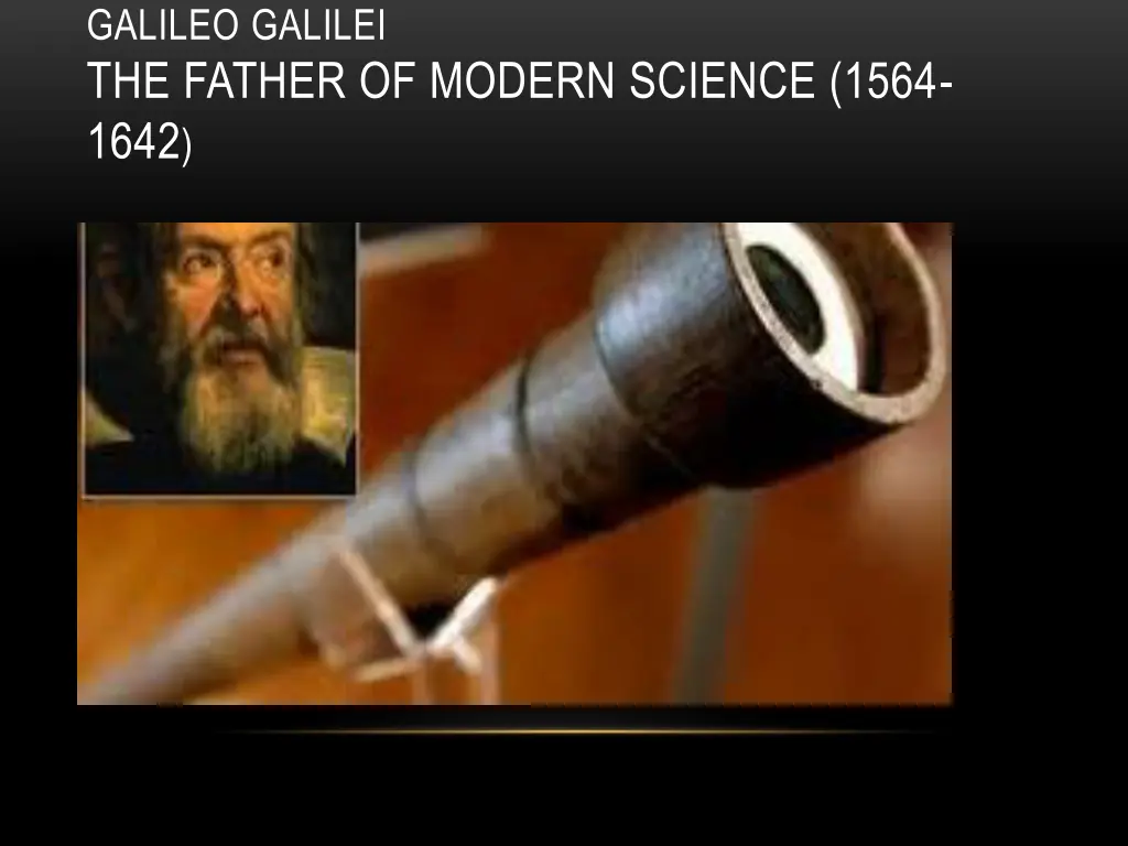 galileo galilei the father of modern science 1564