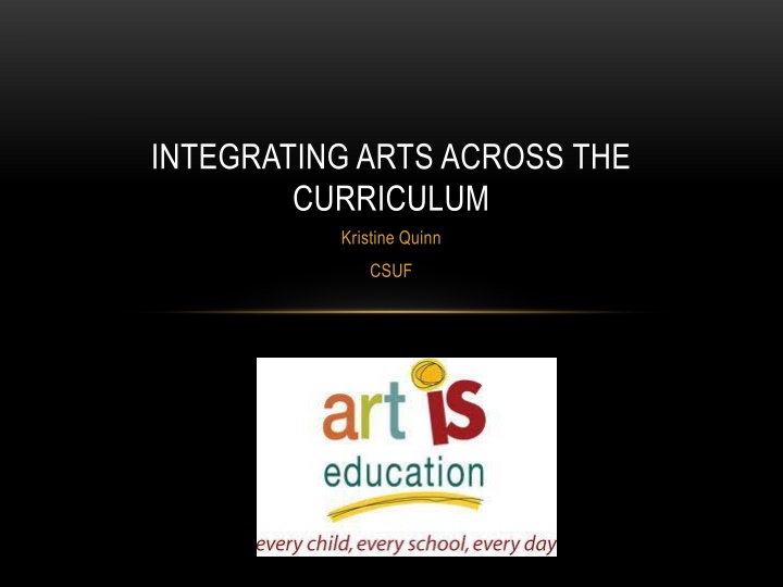 integrating arts across the curriculum