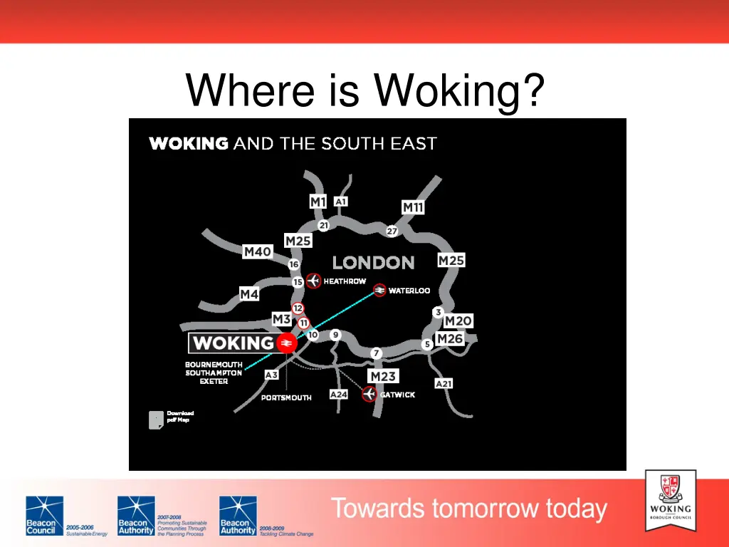 where is woking