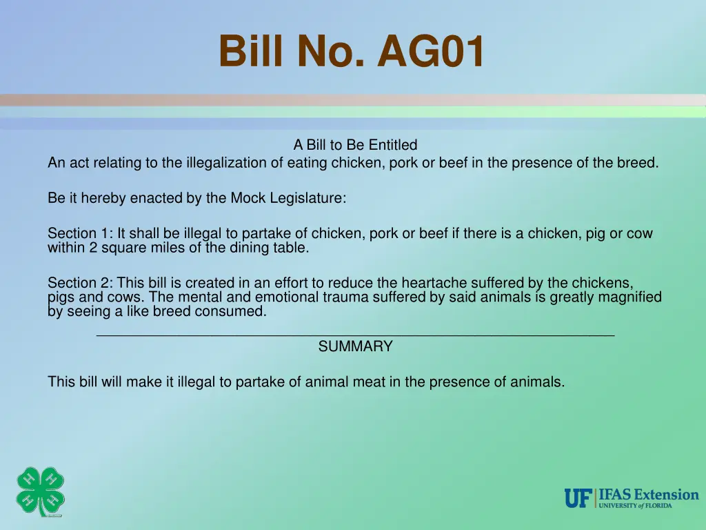 bill no ag01