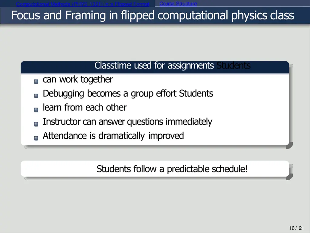 course structure 1