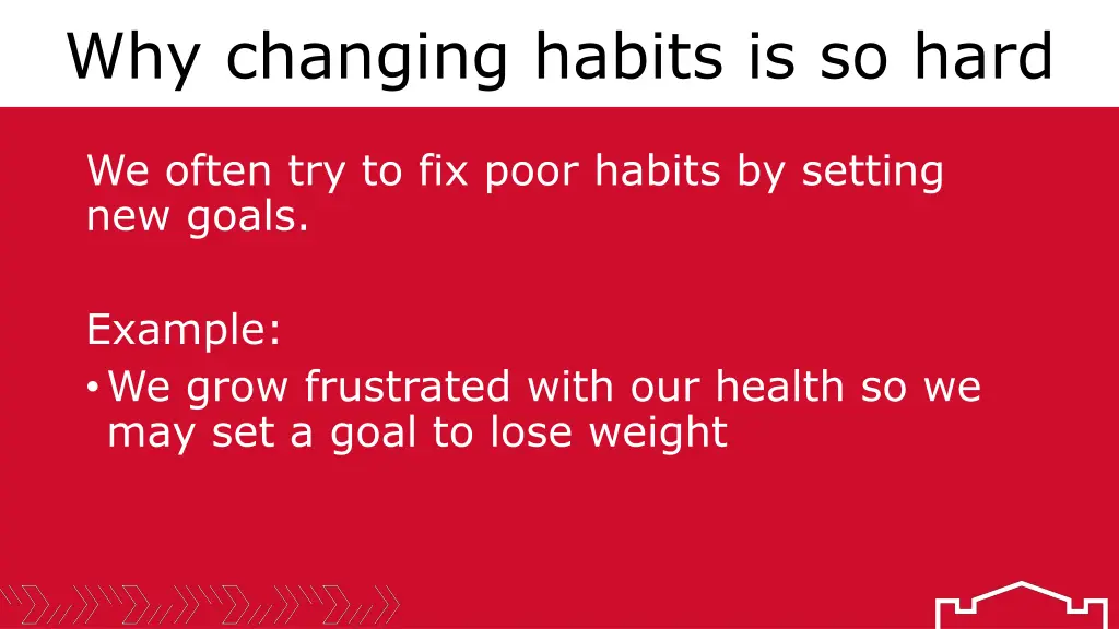 why changing habits is so hard