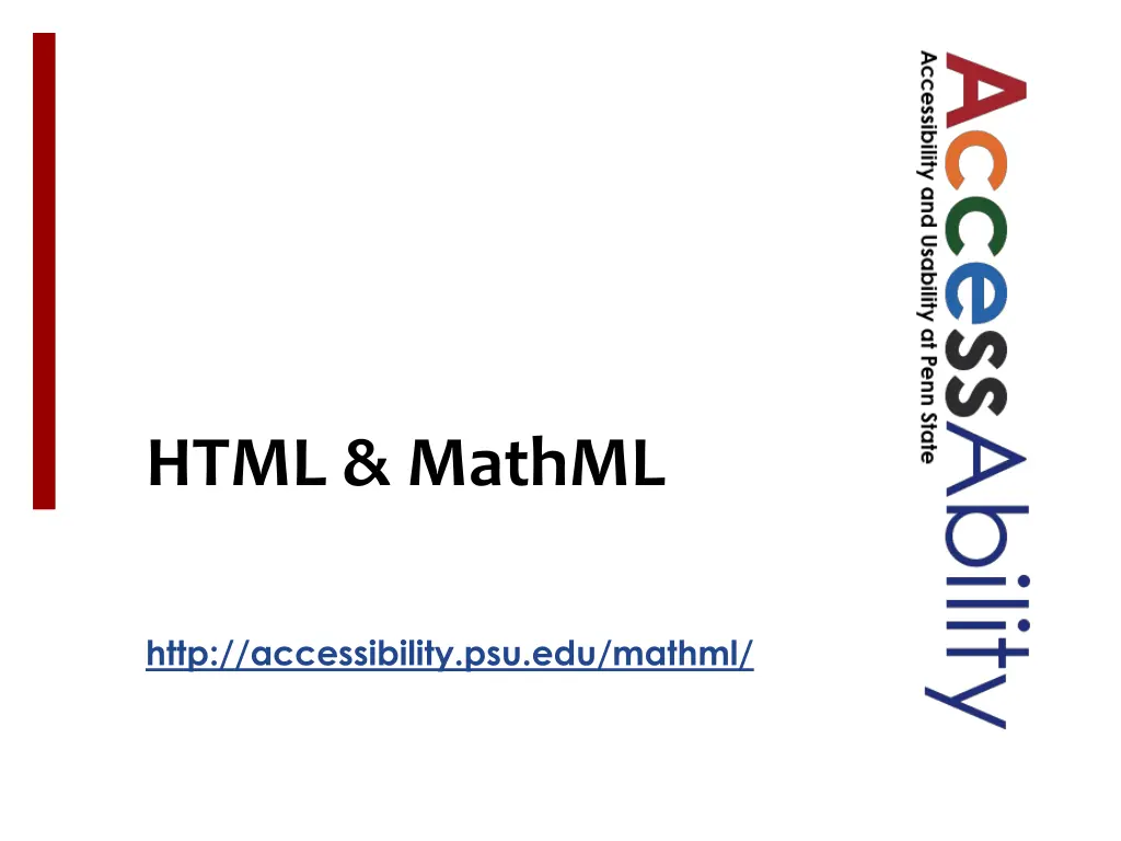 html mathml