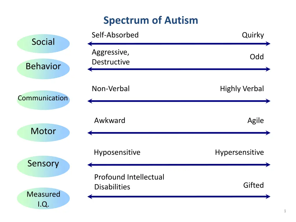 spectrum of autism