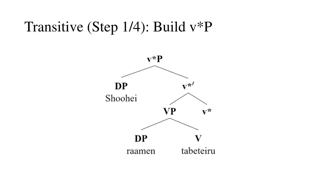 transitive step 1 4 build v p