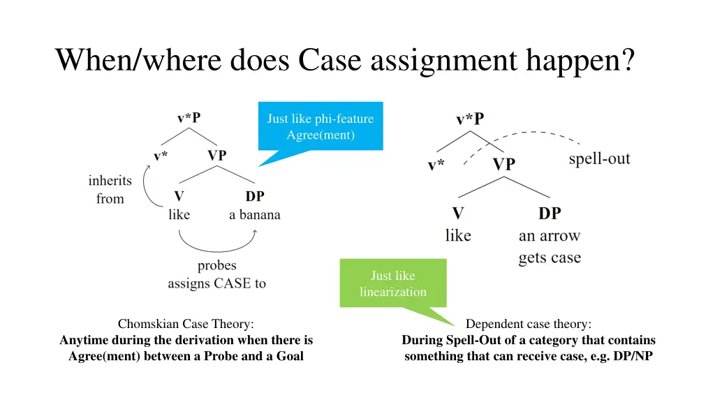 when where does case assignment happen