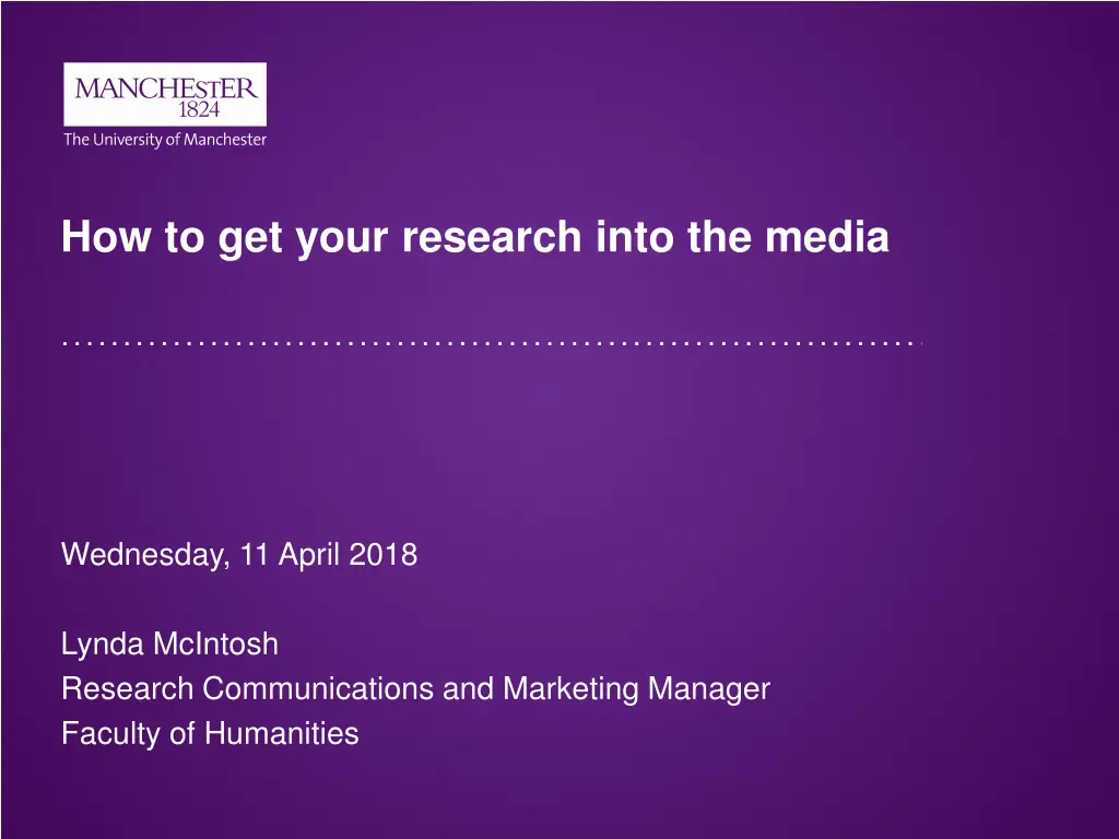 how to get your research into the media