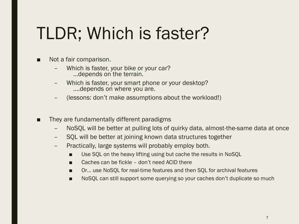 tldr which is faster