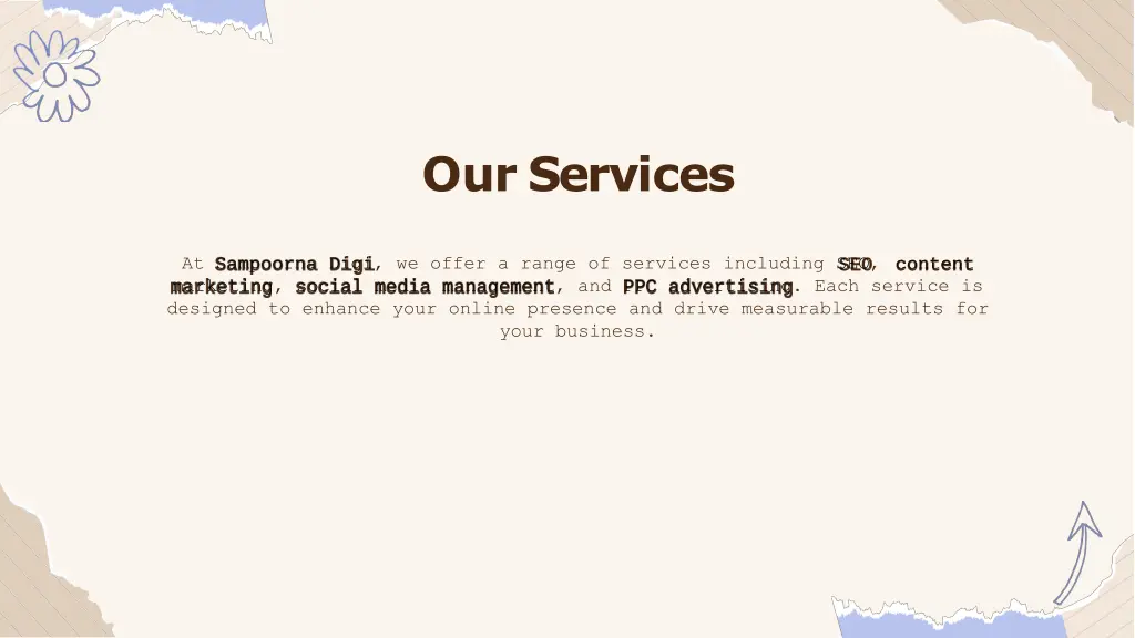 our services