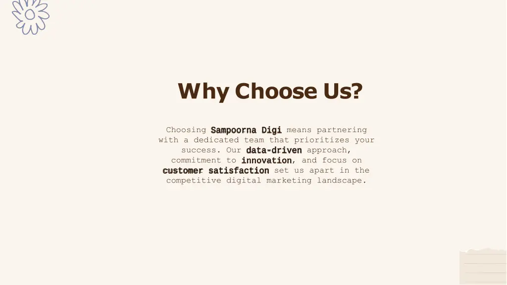 why choose us