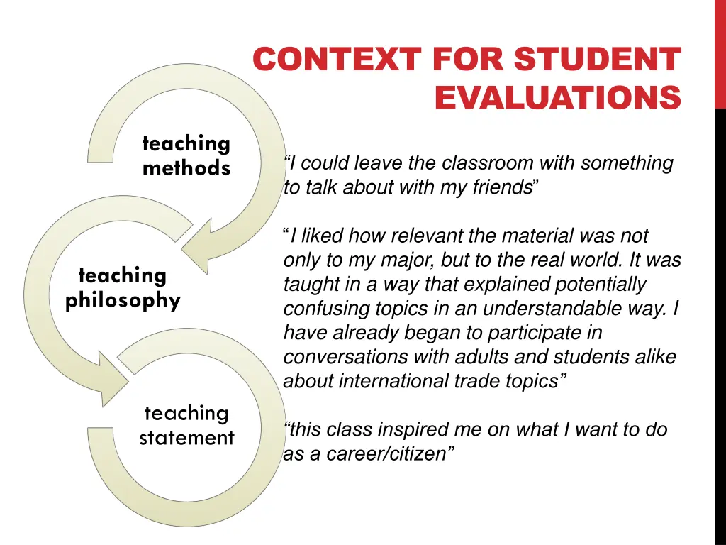 context for student evaluations 3