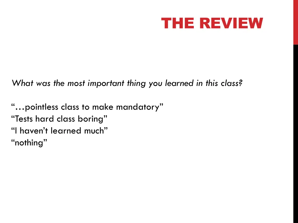 the review 1