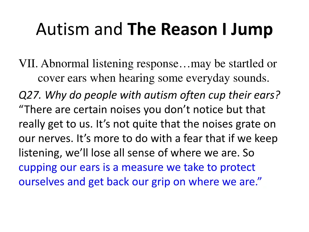 autism and the reason i jump