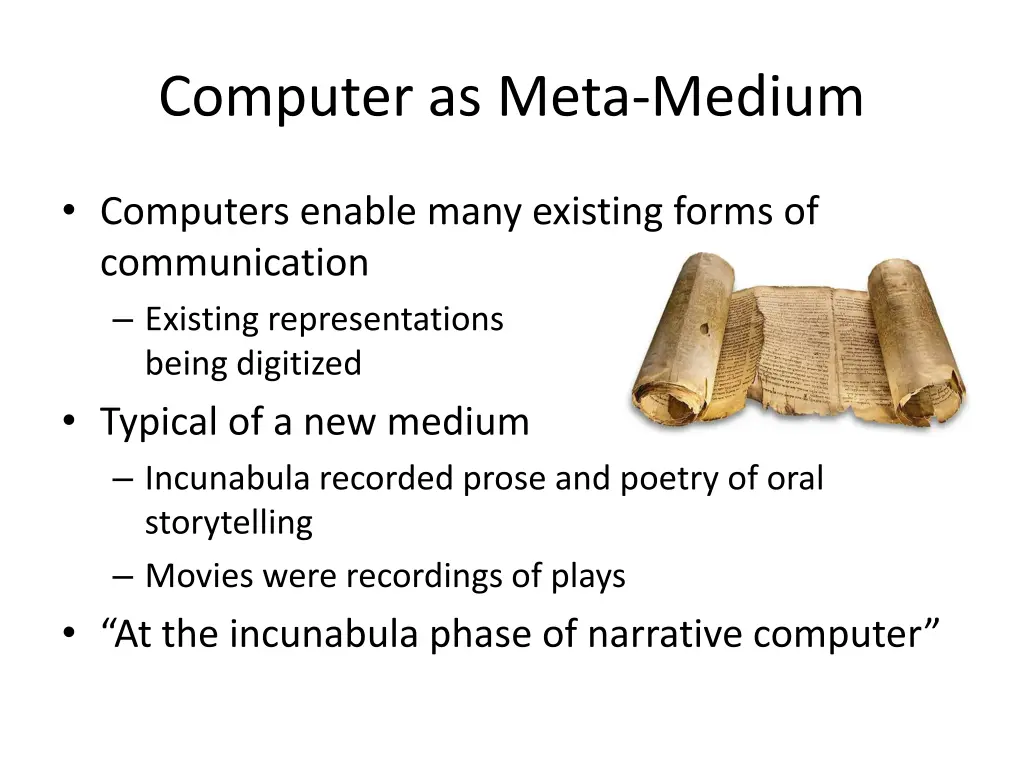 computer as meta medium 1