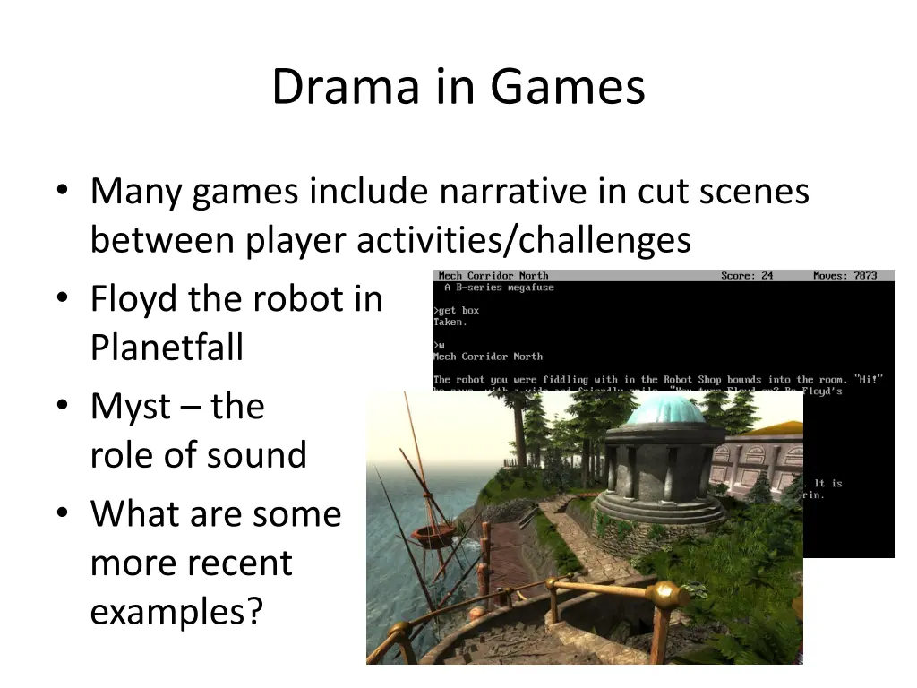 drama in games