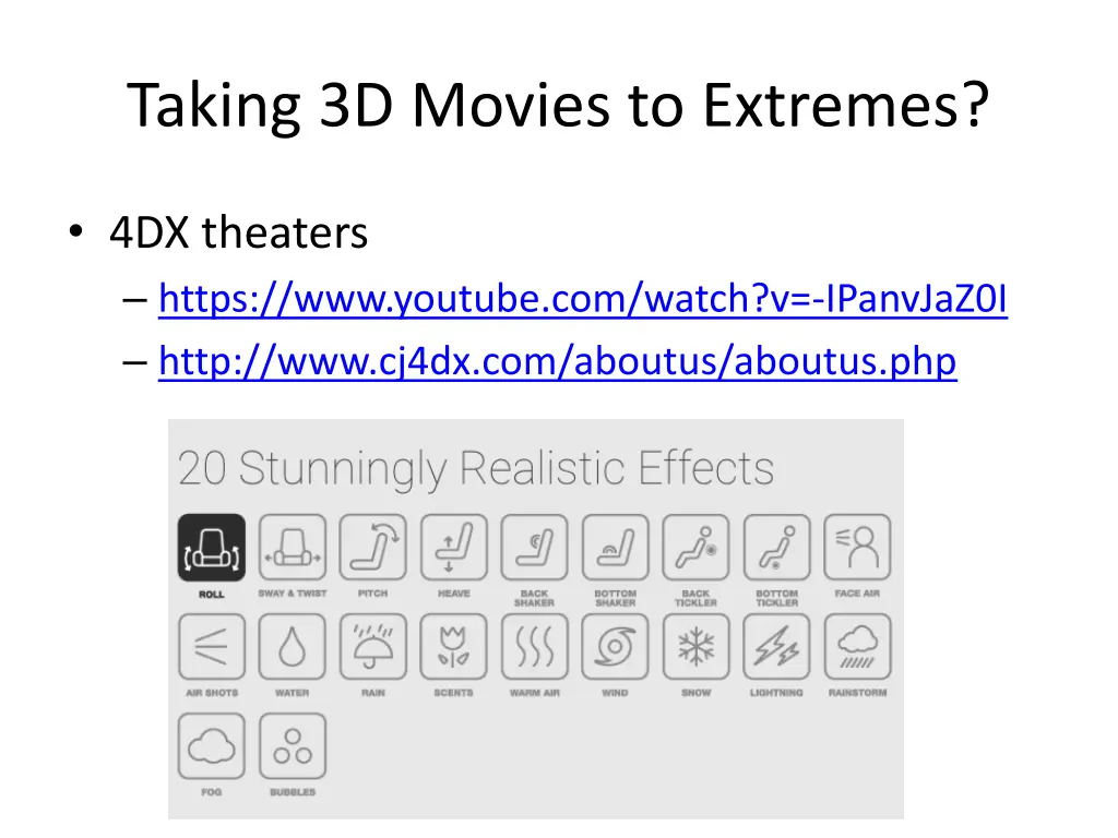 taking 3d movies to extremes