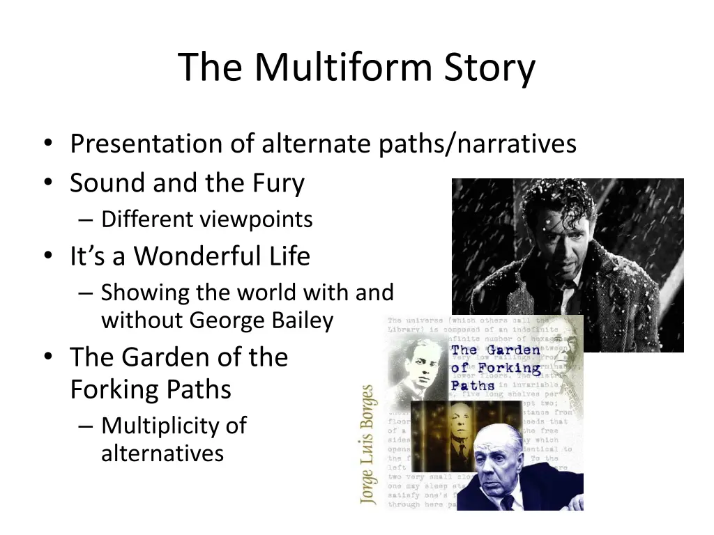 the multiform story