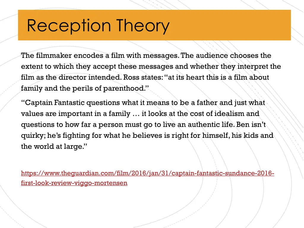 reception theory