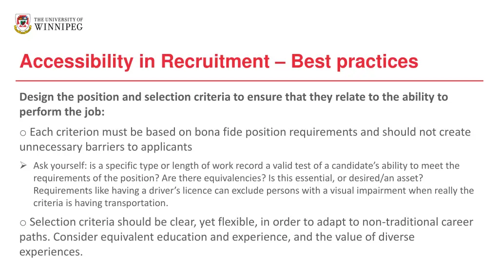 accessibility in recruitment best practices