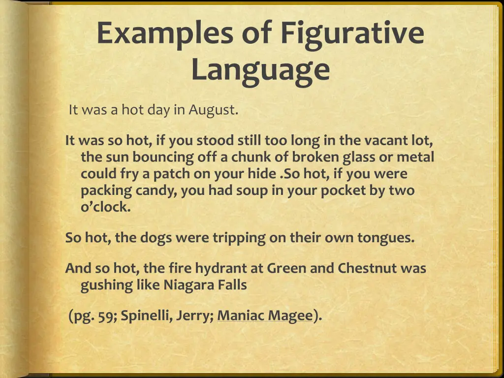 examples of figurative language 1