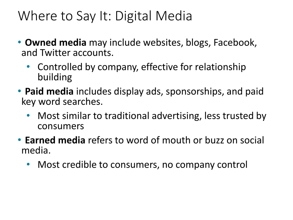 where to say it digital media