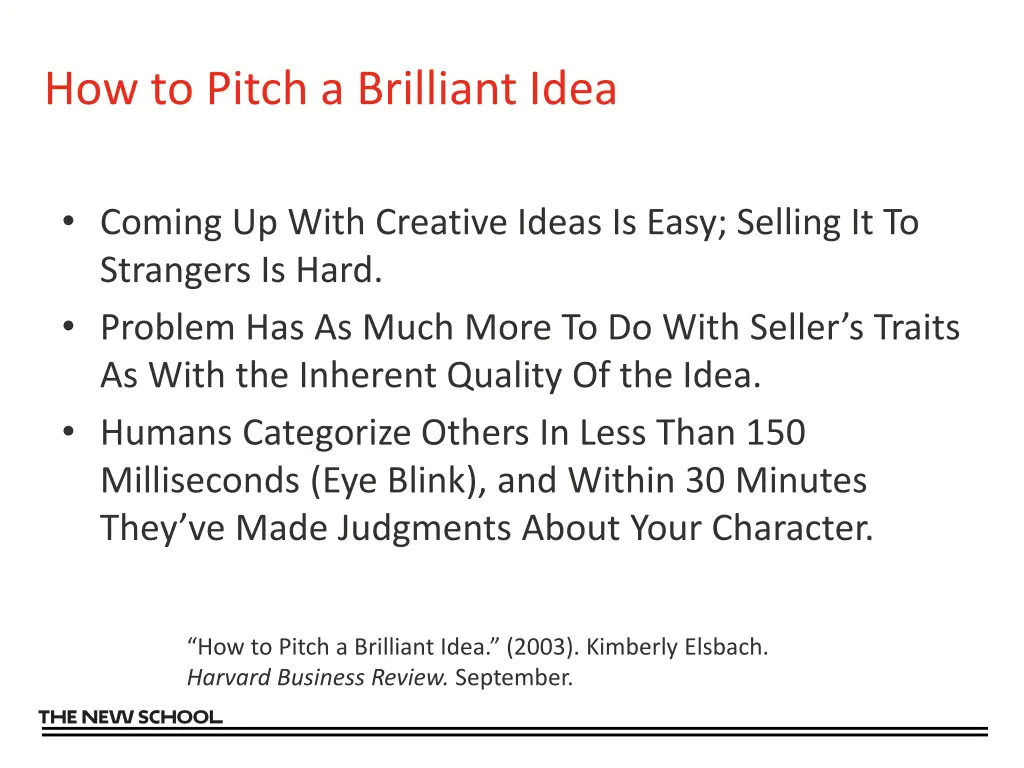 how to pitch a brilliant idea 1