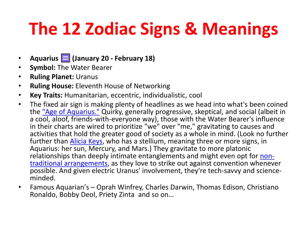 the 12 zodiac signs meanings 10