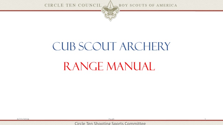 cub scout archery