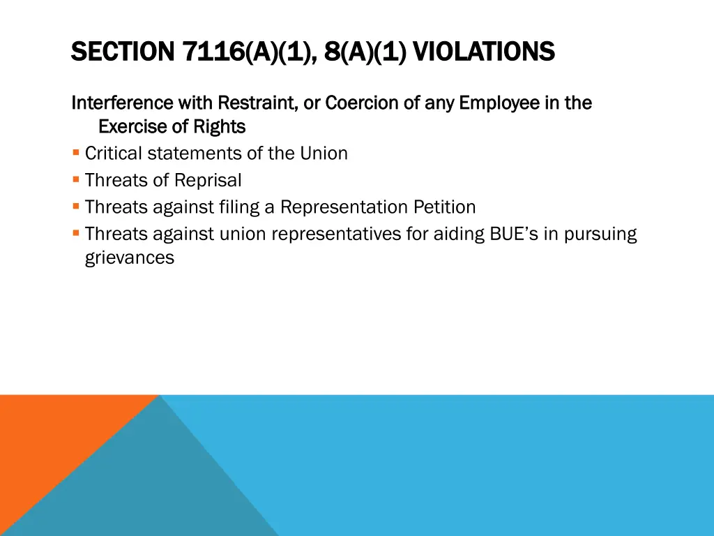 section 7116 a 1 section 7116