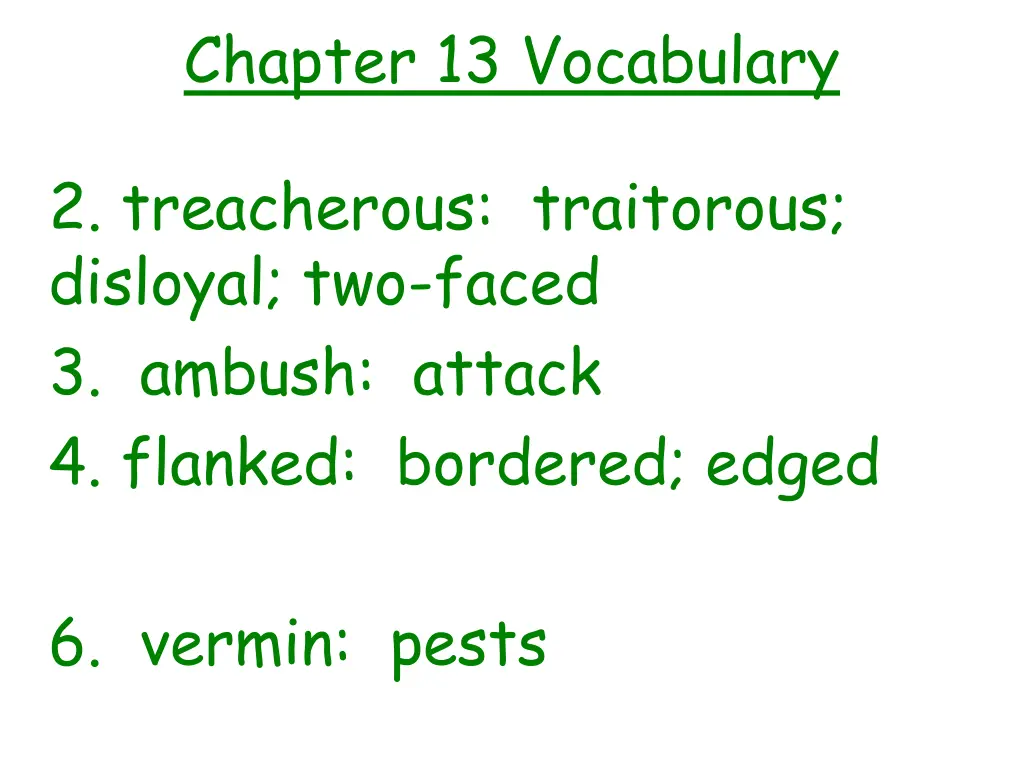 chapter 13 vocabulary