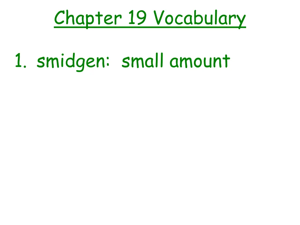 chapter 19 vocabulary