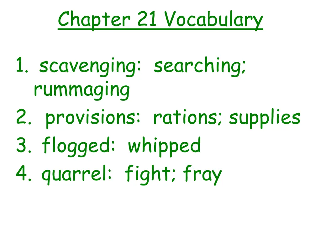 chapter 21 vocabulary