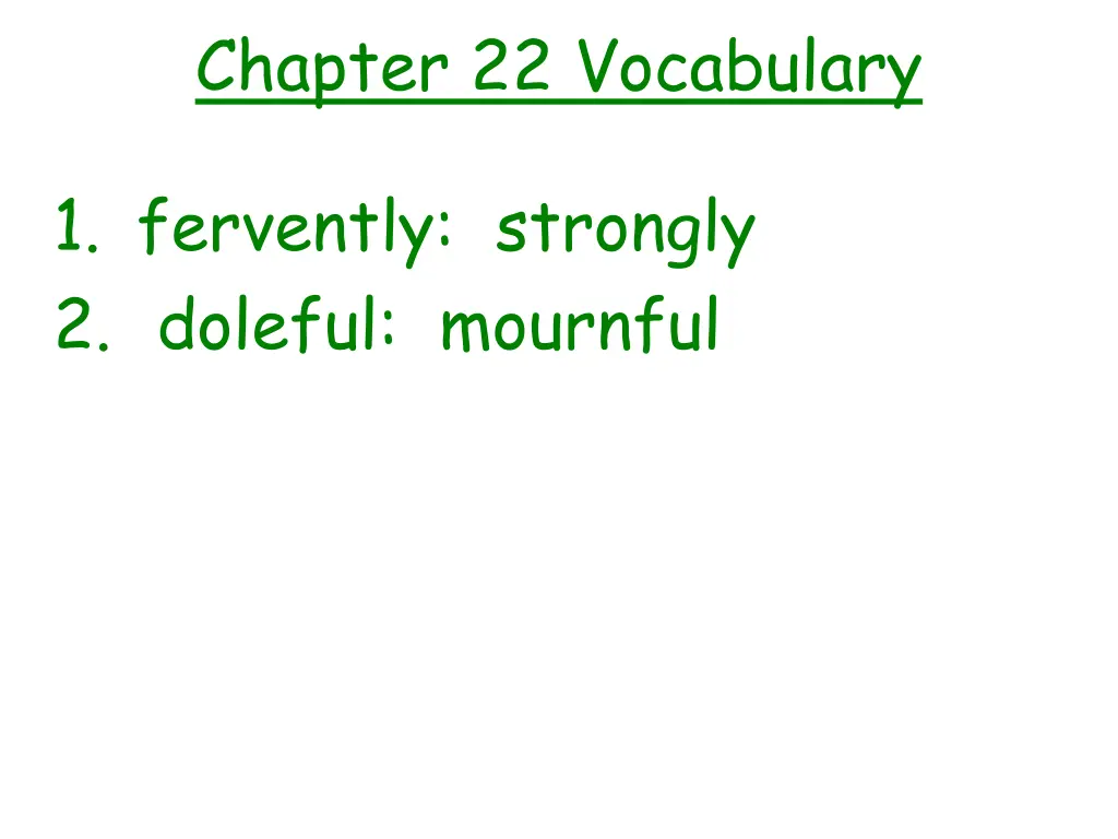 chapter 22 vocabulary