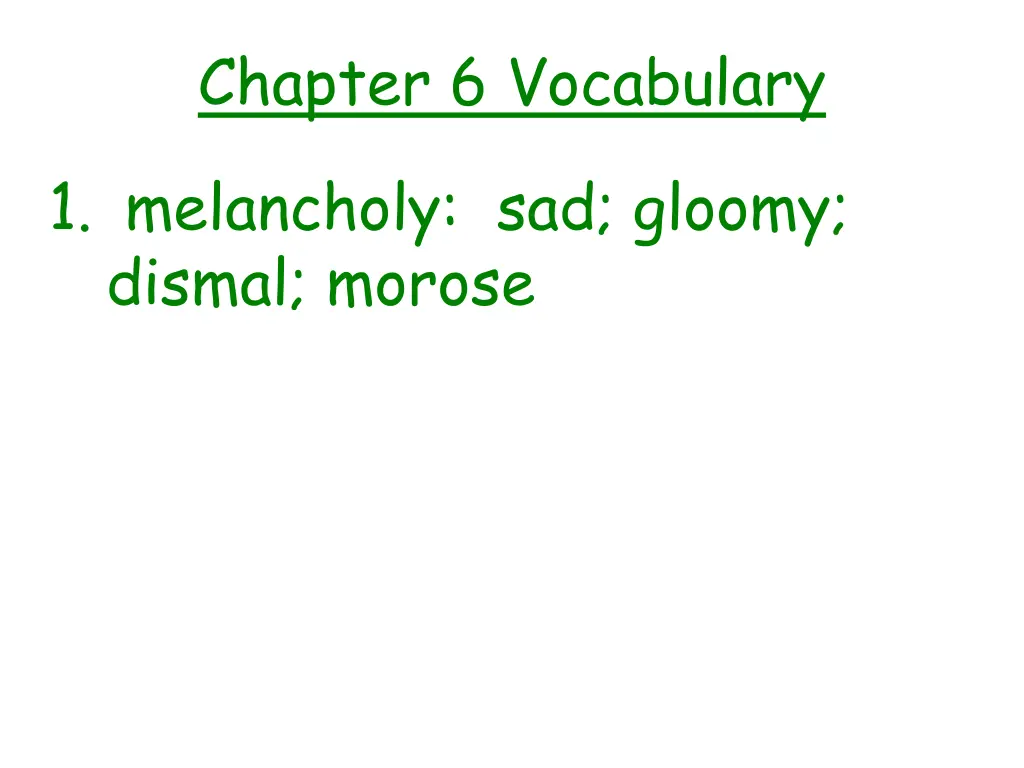 chapter 6 vocabulary