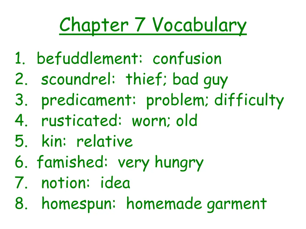 chapter 7 vocabulary