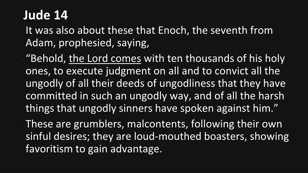 jude 14 it was also about these that enoch