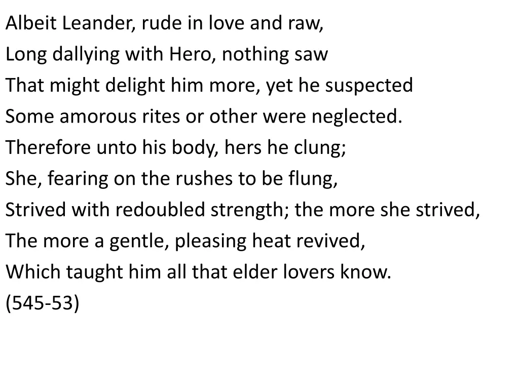 albeit leander rude in love and raw long dallying