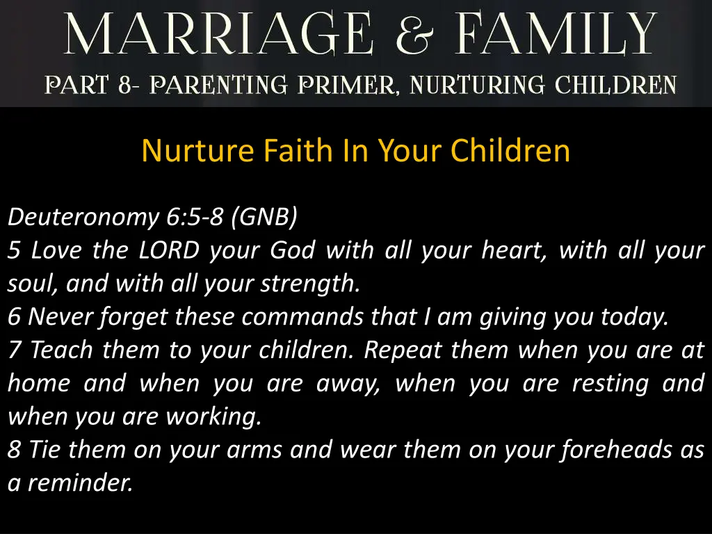 nurture faith in your children 1