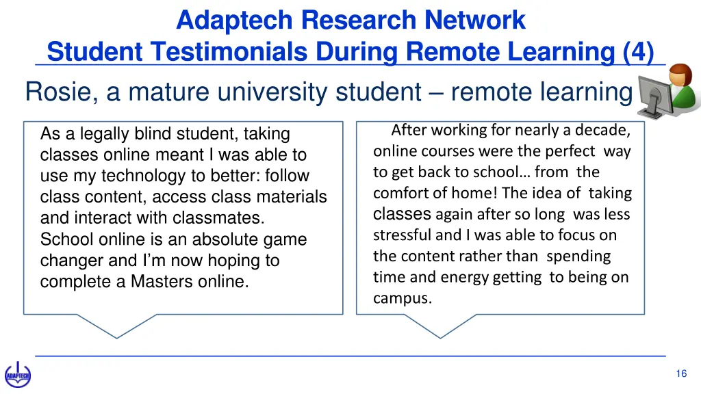 adaptech research network student testimonials 3