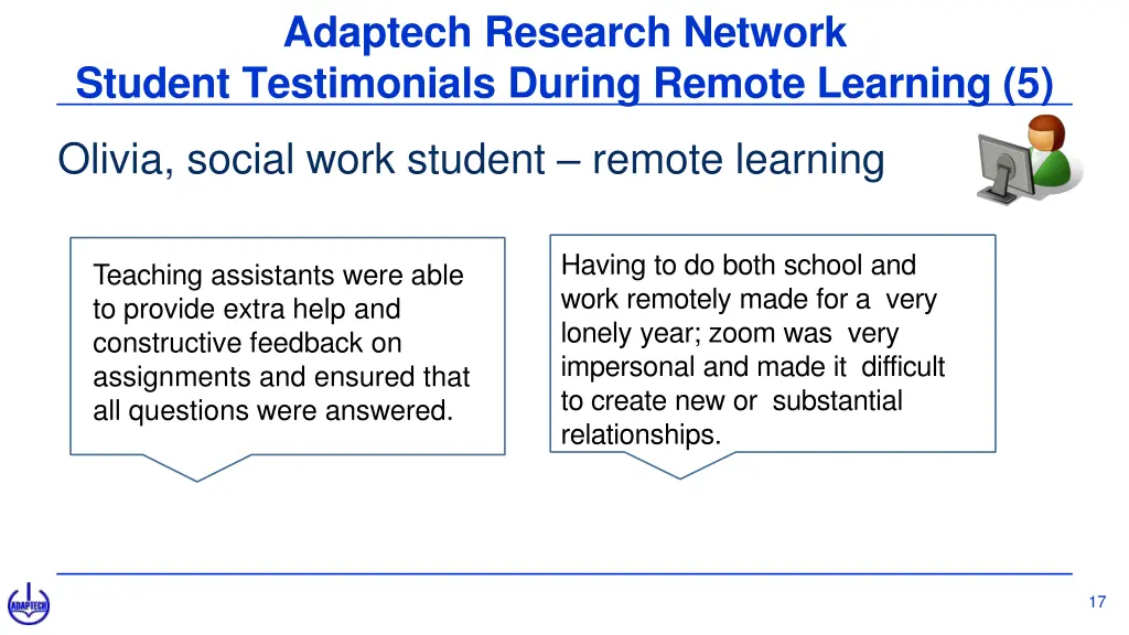 adaptech research network student testimonials 4