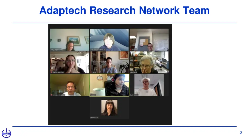 adaptech research network team