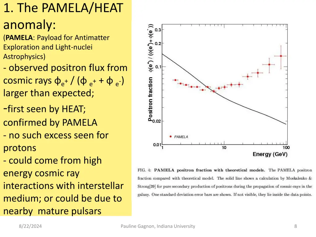 1 the pamela heat anomaly pamela payload