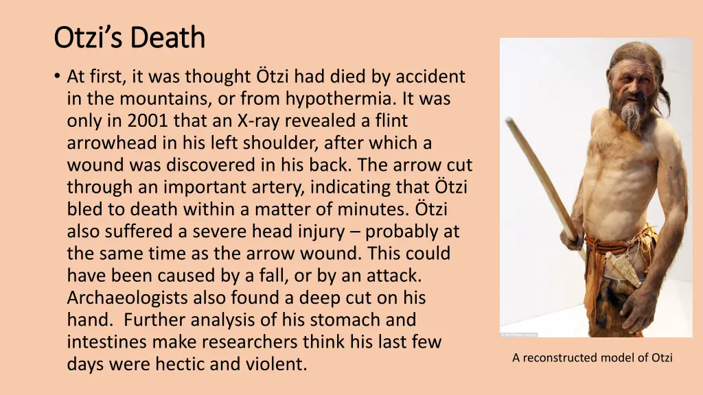 otzi s death otzi s death at first it was thought