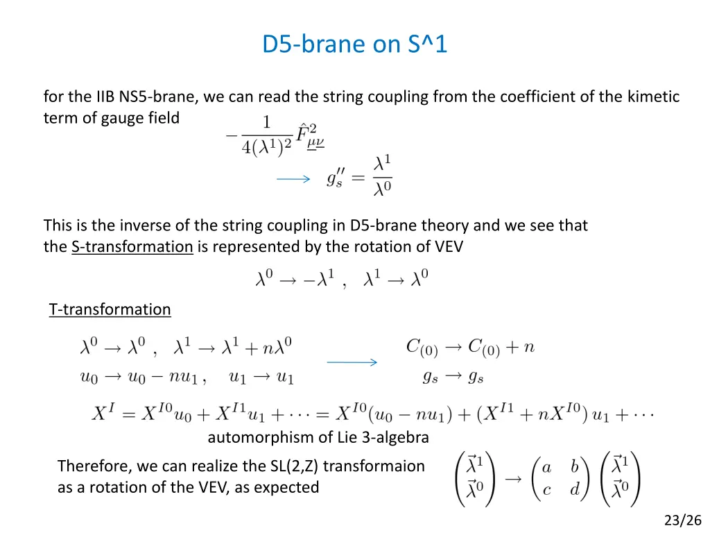 d5 brane on s 1 1