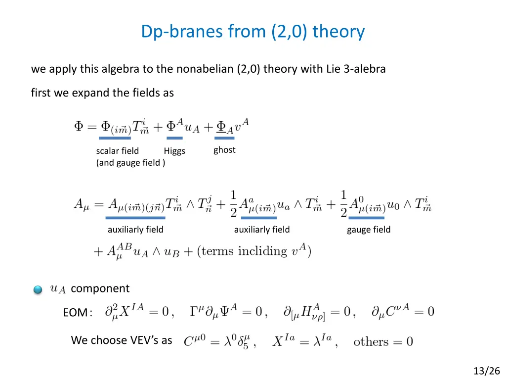 dp branes from 2 0 theory 1