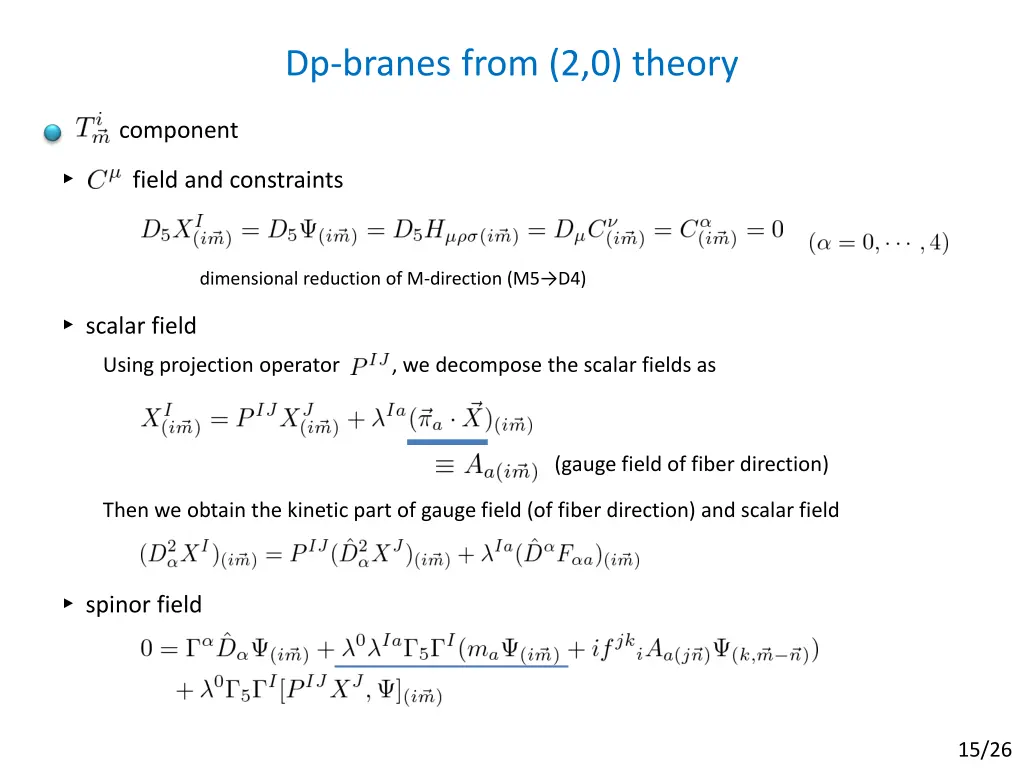 dp branes from 2 0 theory 3