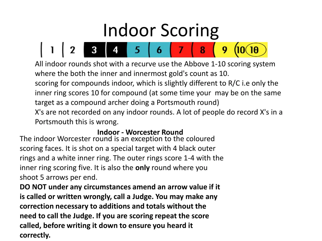 indoor scoring