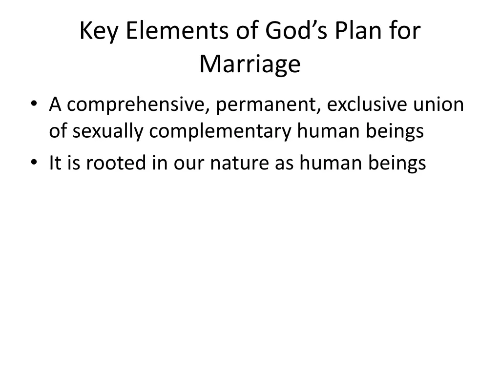 key elements of god s plan for marriage 2