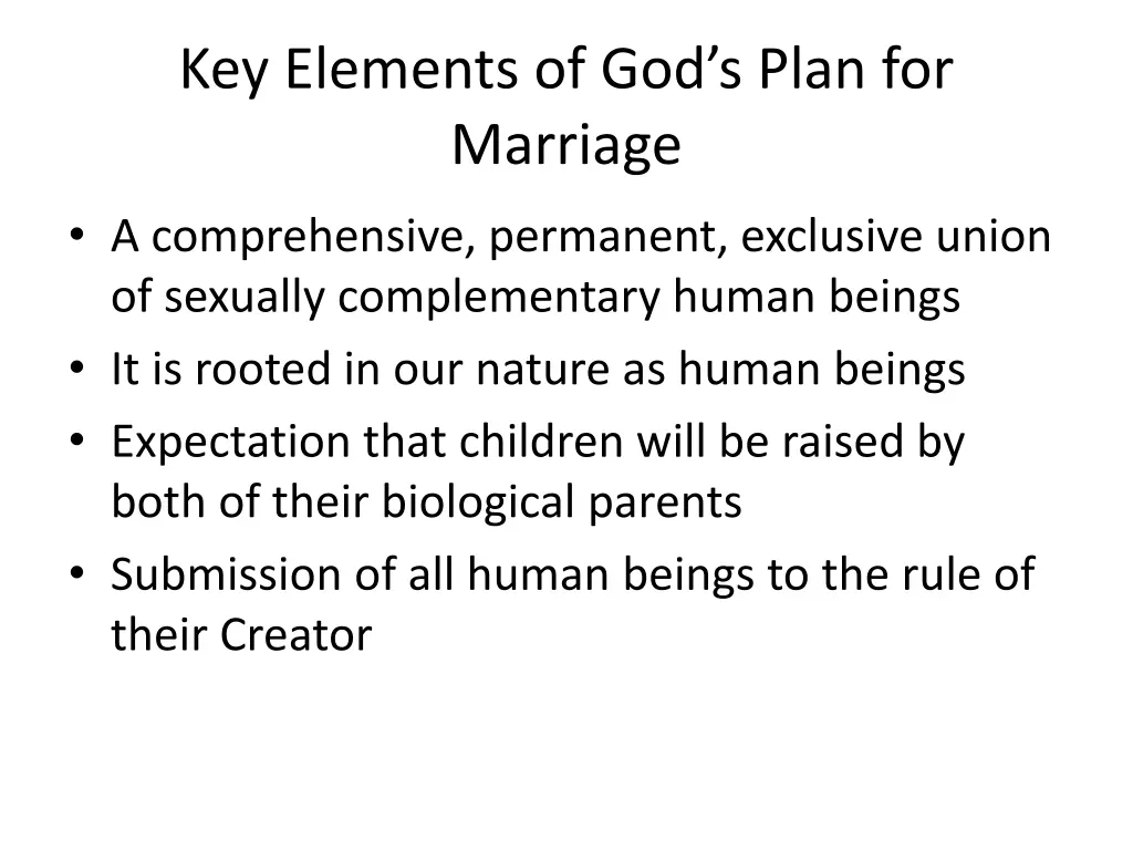 key elements of god s plan for marriage 4