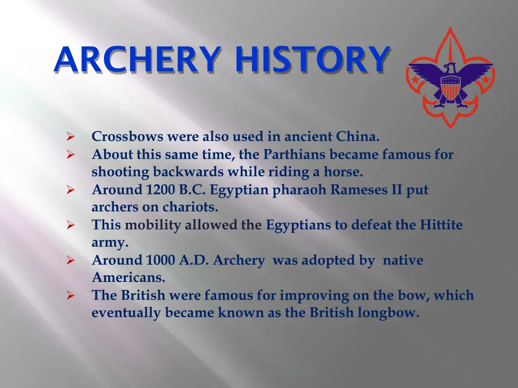 archery history 1